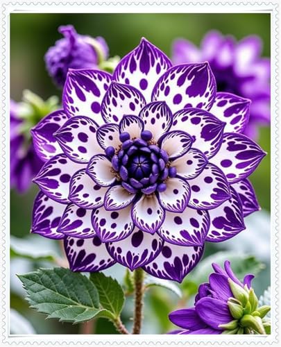Romantische Dahlie,Dahlien Knollen Groß, Winterhartes Pflanzen, Dahlia Pompon,Dahlien Knollen MehrjäHrig,Dahlien knollen-10 Zwiebeln-H von ZZNCHH