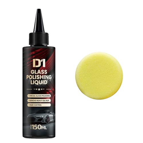 D1 Glass Polishing Liquid Car Scratch Repair Wax Auto Glass Scratch Care Polishing Fluid Car Oil Film Remover Deep Scratch Remover for Cars Coatings Scratches Wiper Marks Oil Film Waxes and More (1) von ZZOZZ