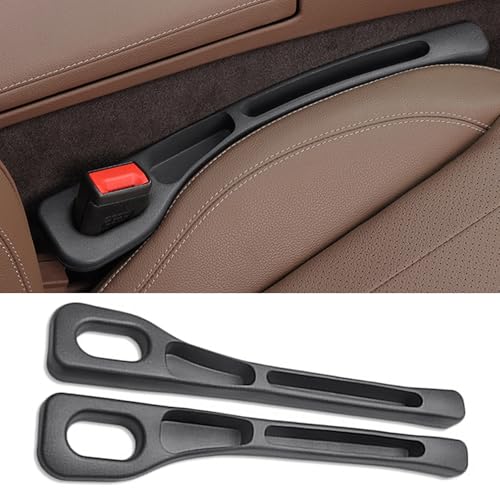ZZQYLF 2 Stück Autositz Lückenfüller für VW Arteon Shooting Brake/Arteon Shooting Brake R 2000-2023 2024 2025, Verhindert Dase Ding Fallenlassen Sitzspalt Organizer Auto Sitzplätze Zubehör,Black von ZZQYLF