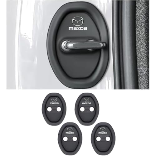 ZZRSXZSR Auto Türschloss Abdeckung Protector für Mazda CX5 Cx-5 Cx7 Cx8 Cx9 CX-4 Cx3 CX-30 CX-50 CX-60 Cx90,stoßdämpfend Anti-Rost Auto Türkantenschoner Abdeckung Zubehör von ZZRSXZSR