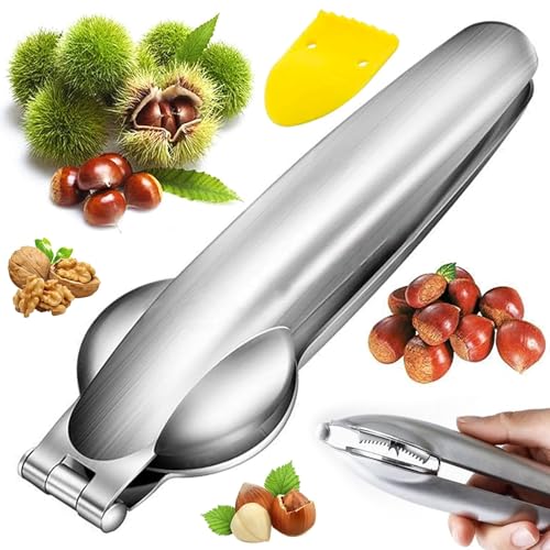 ZZRSYJ Kastanienöffner, Edelstahl Maroni Schneider, Kastanien Schneider, Nussknacker Küchengeräte Trockenobst Öffner, Kastanienzange für Verschiedene Anlässe wie Küche, Party,verwendet Werden ZZRSYJ Kastanienöffner, Edelstahl Maroni Schneider, Kastanien Schneider, Nussknacker Küchengeräte Trockenobst Öffner, Kastanienzange für Verschiedene Anlässe wie Küche, Party,verwendet Werden von ZZRSYJ
