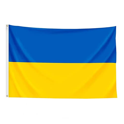 ZZSRJ Ukraine-Flagge 120x180cm Blaue gelbe Flagge-Dekoration (Color : Blue, Größe : 120x180cm) von ZZSRJ