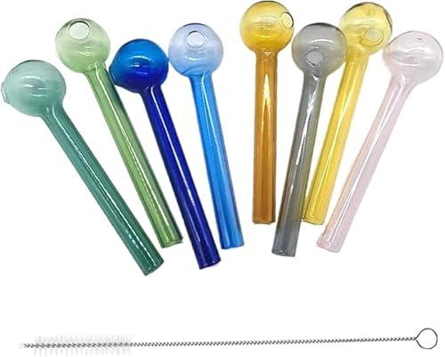 Glaspfeife Crackpfeife ölpfeife Oil Pipe Glas Pipe Glass Pipe Rig Crystal (8, Mischte Farbe) von ZZTTLE