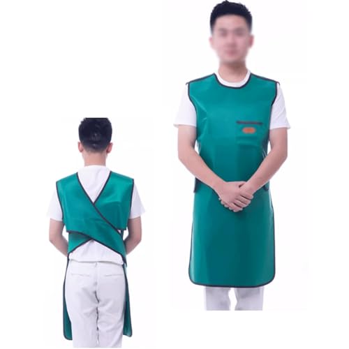 Blei-Strahlenschutzweste for Erwachsene, 0,5 mm Pb, Röntgenschürze. Geeignet for Zahnärzte, Patienten und Röntgentechniker in Krankenhäusern. Medizinische Kleidung(0.35 Mmpb,Small) von ZZTWER