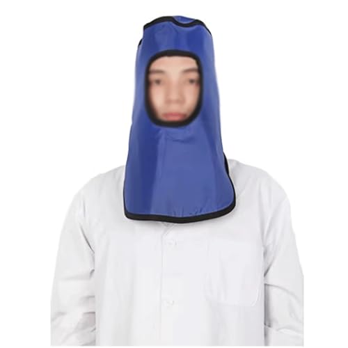 Bleikappe for freiliegendes Gesicht for Zahnärzte – einteilige Radiologie-Schutzausrüstung, kompatibel mit Röntgengeräten Medizinische Kleidung(Bleu,0.35mmpb) von ZZTWER