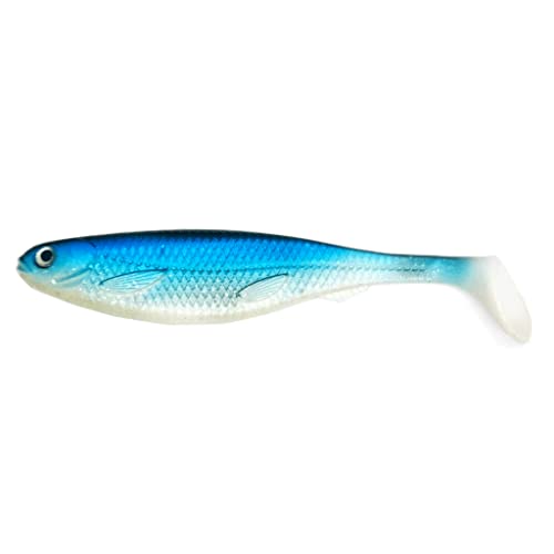 Gummiköder Kunstköder Big Shads Soft 12.5cm 13.7g 15cm 22g PVC Material 20cm 55g T Tail Softbaits für Wolfsbarsch Zander von ZZTWER