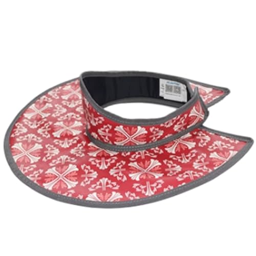 Halsschutz mit Blei-Schilddrüsenkragen – Strahlenschutz for orale Röntgen- und CT-Strahlung zur medizinischen Abschirmung von Hals und Schilddrüse Medizinische Kleidung(Rosso,0.5mmpb) von ZZTWER