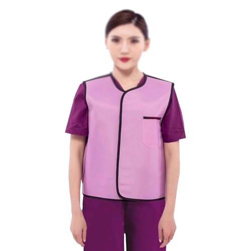 Rosa antistatische Röntgenschutzweste, weiche Bleischürze for Ärzte und Röntgentechniker, leichter Strahlenschutz Medizinische Kleidung(0.5mmpb,Medium) von ZZTWER