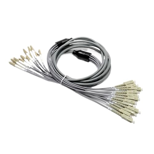 ZZWFKXQ 12-adriges Multimode geschirmtes Patchkabel (200 m LC-LC OM1) von ZZWFKXQ