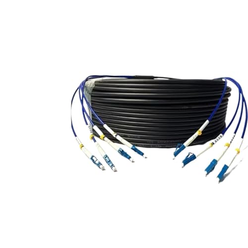ZZWFKXQ 150 m Glasfaser-Patchkabel, Singlemode-Multimode-Lichtfaserkabel (6 Kerne SC-SC OM2) von ZZWFKXQ