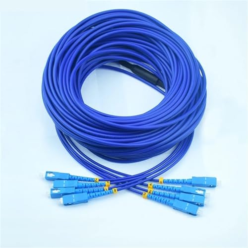 ZZWFKXQ 4-adriges Singlemode gepanzertes Glasfaser-Patchkabel (blaugrün) von ZZWFKXQ
