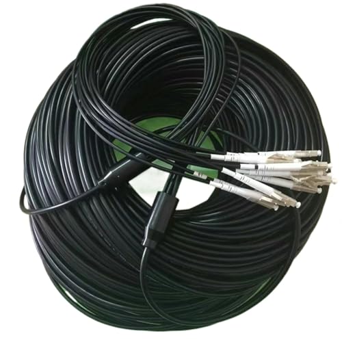 ZZWFKXQ 8-adriges abgeschirmtes Multimode-Glasfaser-Patchkabel (Dunkelgrau) von ZZWFKXQ