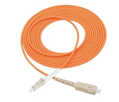 ZZWFKXQ Multimode-Glasfaser-Patchkabel – Simplex Jumper 2.0/3.0 mm (10 m, SC-SC) von ZZWFKXQ