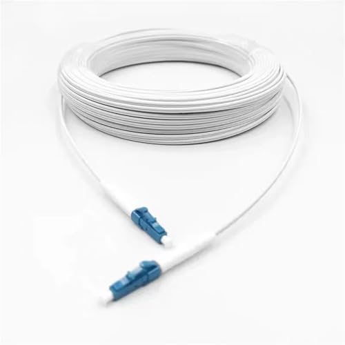 ZZWFKXQ Optisches Patchkabel FC/A auf FC/A für den Innenbereich, 10 m bis 500 m Länge (60 m, LC A-LC A weiß) von ZZWFKXQ