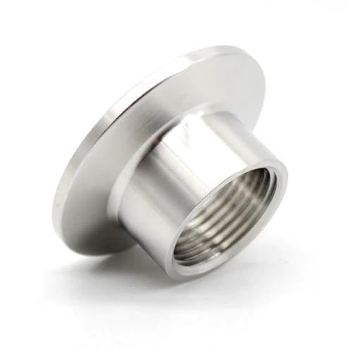 1/4 "3/8" 1/2 "3/4" 1 "1-1/4" 1-1/2 "weibliche 1,5" 2 "Tri Clamp Sanitär Rohr Fitting Anschluss SS304 316L Edelstahl Homebrew(T-C50.5 DN10 85g,SS304) von ZZWFMW