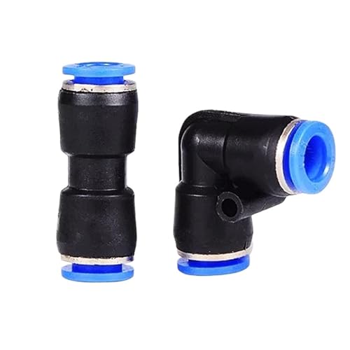 10/30Pcs Pneumatische Armaturen Wasser Rohr Anschluss Rohr Luft Schlauch Schnell Kupplungen Release joint push-in(PV12,200Pcs) von ZZWFMW