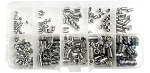 200 Stück/Karton Headless Cup Point Set Schraube M3 M4 M5 M6 304 Edelstahl Inbusschraube(10 BOXES) von ZZWFMW