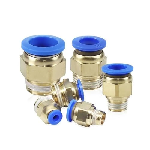 30/50 STÜCKE Pneumatische Armaturen außengewinde push air rohr Gerade verbindung(Pc16-03,200Pcs) von ZZWFMW