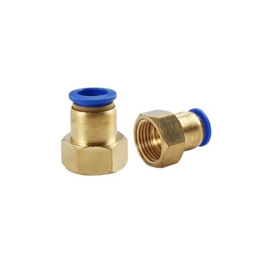30/50 stücke Luft Rohr Fitting Weibliche Gewinde Messing Pneumatische Anschluss Schnell Joint(P-CF12-01,50PCS SC ST) von ZZWFMW