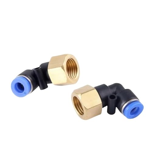 30 stücke Pneumatische Armaturen Innengewinde Schlauch Luft Ellenbogen Anschluss Rohr Push In Armaturen(P-LF10-03) von ZZWFMW