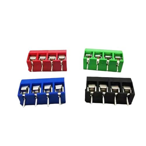 500 STÜCKE K-F301-4P schraube typ P-CB 5,0 anschlussklemmen, terminal Blau/grün/ROT/schwarz(Black,Iron feet) von ZZWFMW
