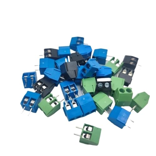 500 stücke k-350-2p 3 p 3,5mm 300 v 10A Pitch 2 3 Pin Spleißbare Plug-in P-CB Schraube Terminal block Anschluss(Black,3P) von ZZWFMW