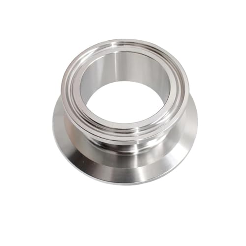 SS304 SS316L Edelstahl Schnellverschluss variabler Durchmesser hygienische Lebensmittelqualität Blindplattenklemme Blockierplattengrößenadapter(64mmX50.5mm 11.9g,SS304) von ZZWFMW