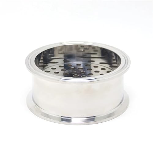SS304 Tri-Clamp Spool-geschweißte Filterplatten Sanitär 1,5“ 2" 2,5“ 3” 3,5“ 4“ 6” Hochdruck-Sanitäranschluss mit 6mm Löchern(4 Inch 501g) von ZZWFMW