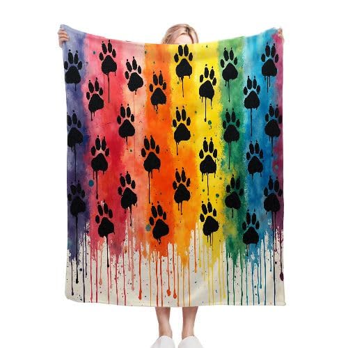 ZZXHG Kuscheldecke 220x240 cm Flauschig Schwarzer Pfotenabdruck, Weiche Plüsch Decke für Kind Erwachsene, Warm Flanell Fleecedecke Wendedecke Wolldecke Sofadecke Wohndecke Couchdecke ZZXHG Kuscheldecke 220x240 cm Flauschig Schwarzer Pfotenabdruck, Weiche Plüsch Decke für Kind Erwachsene, Warm Flanell Fleecedecke Wendedecke Wolldecke Sofadecke Wohndecke Couchdecke von ZZXHG