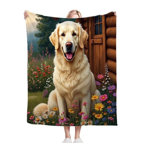 ZZXHG Kuscheldecke Flauschig Golden Retriever, Warme Flanell Fleecedecke Wohndecke Sofadecke, Weiche Plüsch Decke Blanket für Kind Erwachsene, Wendedecke Wolldecke Tagesdecke 220x240 XXL ZZXHG Kuscheldecke Flauschig Golden Retriever, Warme Flanell Fleecedecke Wohndecke Sofadecke, Weiche Plüsch Decke Blanket für Kind Erwachsene, Wendedecke Wolldecke Tagesdecke 220x240 XXL von ZZXHG