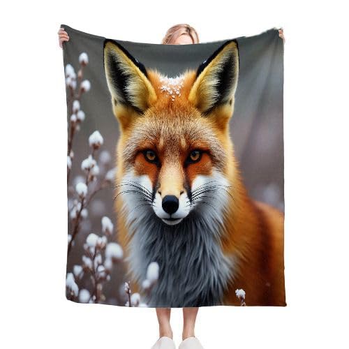 ZZXHG Kuscheldecke Flauschig Rotfuchs, Warme Flanell Fleecedecke Wohndecke Sofadecke, Weiche Plüsch Decke Blanket für Kind Erwachsene, Wendedecke Wolldecke Tagesdecke 220x240 XXL ZZXHG Kuscheldecke Flauschig Rotfuchs, Warme Flanell Fleecedecke Wohndecke Sofadecke, Weiche Plüsch Decke Blanket für Kind Erwachsene, Wendedecke Wolldecke Tagesdecke 220x240 XXL von ZZXHG