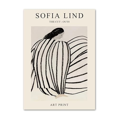 ZZYGGN GMGSW Abstrakte Sofia Lind Poster Linien Rock Mädchen Wandkunst Sofia Lind Drucke Sofia Lind Leinwand Malerei Für Zuhause Wanddekoration Bild 40x50cm Kein Rahmen ZZYGGN GMGSW Abstrakte Sofia Lind Poster Linien Rock Mädchen Wandkunst Sofia Lind Drucke Sofia Lind Leinwand Malerei Für Zuhause Wanddekoration Bild 40x50cm Kein Rahmen von ZZYGGN GMGSW