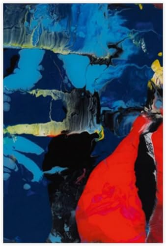 ZZYGGN GMGSW Gerhard Richter Wandkunst Gerhard Richter Abstrakte Poster und Drucke Gerhard Richter Malerei Leinwand für Wohnkultur Bild 50x75cmx1 Kein Rahmen von ZZYGGN GMGSW