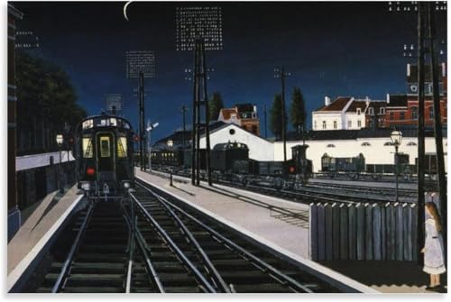 ZZYGGN GMGSW Surrealismus Paul Delvaux Poster Paul Delvaux Leinwand Wandkunst Paul Delvaux Drucke Paul Delvaux Malerei für Wohnkultur Bild 50x75cm Kein Rahmen ZZYGGN GMGSW Surrealismus Paul Delvaux Poster Paul Delvaux Leinwand Wandkunst Paul Delvaux Drucke Paul Delvaux Malerei für Wohnkultur Bild 50x75cm Kein Rahmen von ZZYGGN GMGSW
