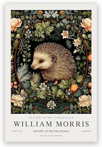 ZZYGGN GMGSW William Morris Wandkunst William Morris Blume Tier Igel William Morris Drucke und Malerei für Zuhause Wanddekoration Bild 30x45cmx1 Kein Rahmen ZZYGGN GMGSW William Morris Wandkunst William Morris Blume Tier Igel William Morris Drucke und Malerei für Zuhause Wanddekoration Bild 30x45cmx1 Kein Rahmen von ZZYGGN GMGSW