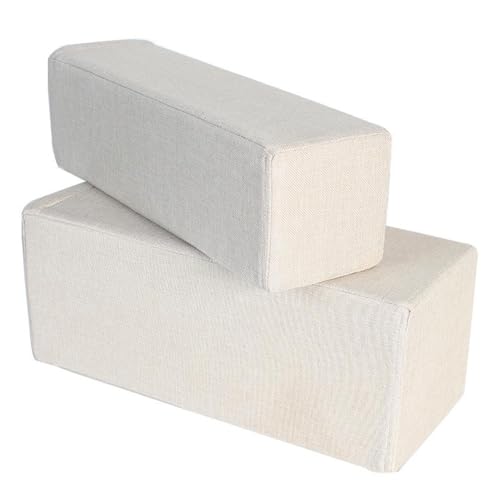 ZZYK Beige,80x10x10cm,Rechteck Abnehmbare Kopfplatte Spalt Füller Bolster Leinen Couch Kissen Hohe Dichte Schaumstoff Pad Lesekissen Geeignet Für Wand Und Bett Matratze von ZZYK