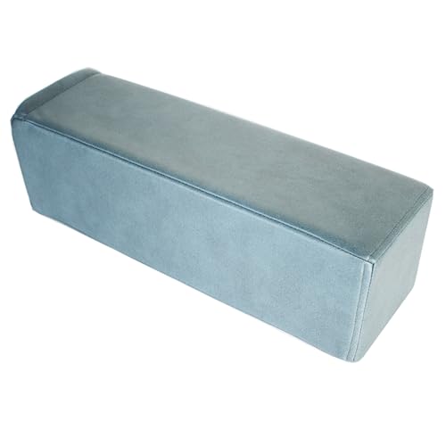 ZZYK Blau,55x10x10cm,Rebound Foam Kopfteil Kissen Couch Support Kissen,Wasserdichtes Lesekissen Bett Gap Filler Positionierungsmatten Geeignet Für Sofa Hocker Stühle von ZZYK