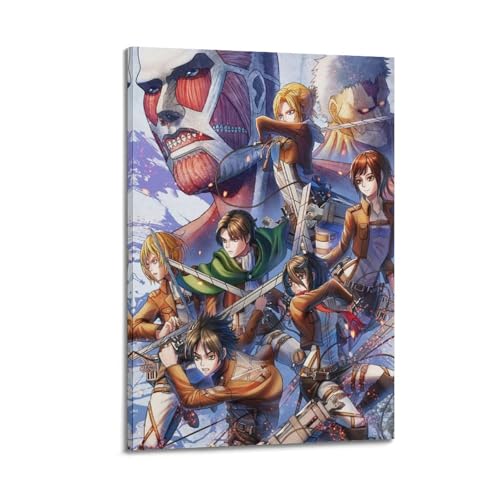 ZZZMOCO Anime-Poster "Attack on Titan", dekoratives Gemälde, Leinwand, Wandposter und Kunstdruck, moderne Familienschlafzimmer-Dekoration, Poster, 20 x 30 cm ZZZMOCO Anime-Poster "Attack on Titan", dekoratives Gemälde, Leinwand, Wandposter und Kunstdruck, moderne Familienschlafzimmer-Dekoration, Poster, 20 x 30 cm von ZZZMOCO