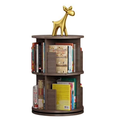 ZZZOLX 360 Grad stapelbares Bücherregal aus Holz für den Schreibtisch, freistehendes Bücherregal für Kinder und Erwachsene von ZZZOLX