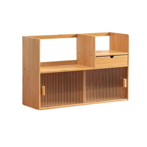 Aufbewahrungsregal Bambus-Doppel-Büro-Desktop-Regal-Organizer, mit Push-Pull-Glasschiebetüren, Schreibtisch-Bücherregal, Ausstellungsregal, for Büro, Zuhause, Schlafsaal Regal Organizer(L60xW22.5xH40. Aufbewahrungsregal Bambus-Doppel-Büro-Desktop-Regal-Organizer, mit Push-Pull-Glasschiebetüren, Schreibtisch-Bücherregal, Ausstellungsregal, for Büro, Zuhause, Schlafsaal Regal Organizer(L60xW22.5xH40. von ZZlei2yu-12