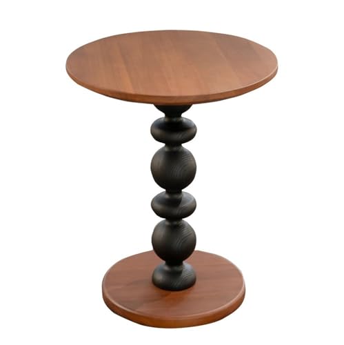 Beistelltisch Runder Beistelltisch aus Massivholz for Wohnzimmer, Holzkonstruktion, perfekt for Sofa oder Akzenttisch, rustikaler kleiner Tisch mit minimalistischem Design Wohnzimmertisch Tisch Beistelltisch Runder Beistelltisch aus Massivholz for Wohnzimmer, Holzkonstruktion, perfekt for Sofa oder Akzenttisch, rustikaler kleiner Tisch mit minimalistischem Design Wohnzimmertisch Tisch von ZZlei2yu-12