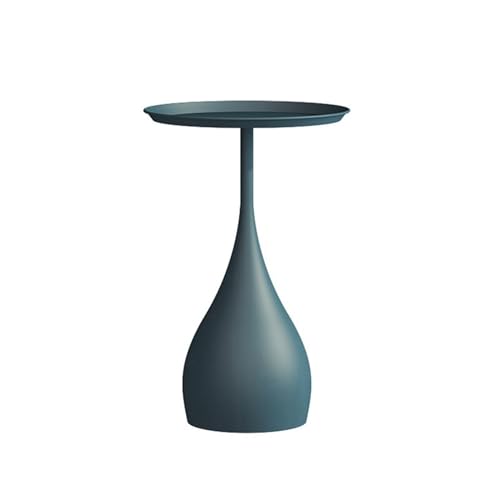 Beistelltisch Runder Couchtisch aus Metall for das Wohnzimmer, runder Tisch for zu Hause, Sofa-Sideboard, kreativer minimalistischer beweglicher Beistelltisch, kleiner runder Tisch for das Wohnzimmer, von ZZlei2yu-12