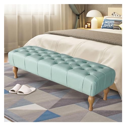 Bettbank Gepolsterte Bank, Schlafzimmerbank for das Ende des Bettes, Klavierbank, Esszimmerbank im Eingangsbereich, Schuhbank mit geknöpfter, gepolsterter Sitzfläche for das Wohnzimmer, Schminktisch-F von ZZlei2yu-12