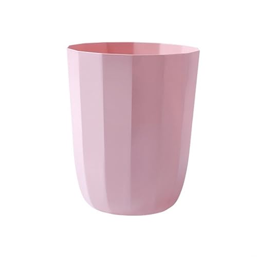Mülleimer 10l Abfallbehälter Haushalt Wohnzimmer Schlafzimmer Papierkorb Badezimmer Küche Herausziehbarer Mülleimer Klassifizierung Einfach Abfallsammler(Pink) von ZZlei2yu-12