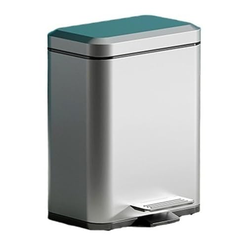 Mülleimer Küchen-Mülleimer mit Absenkautomatik und Deckel, Tritt-Mülleimer aus Edelstahl, Anti-Fingerabdruck-Mülleimer mit Pedal und herausnehmbarem Inneneimer for das Homeoffice Abfallsammler(Silver, Mülleimer Küchen-Mülleimer mit Absenkautomatik und Deckel, Tritt-Mülleimer aus Edelstahl, Anti-Fingerabdruck-Mülleimer mit Pedal und herausnehmbarem Inneneimer for das Homeoffice Abfallsammler(Silver, von ZZlei2yu-12