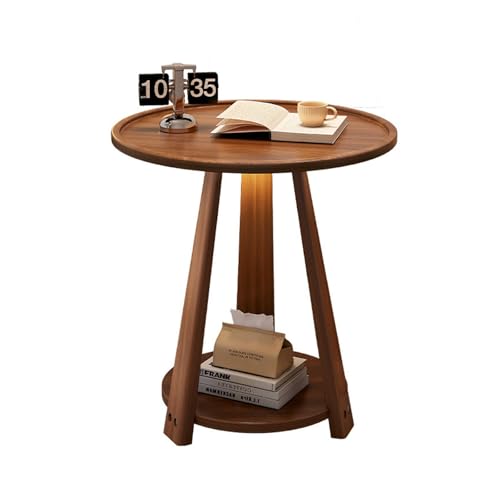 ZZlei2yu-12 Beistelltisch Beistelltisch Kleiner Couchtisch Massivholz Couchtisch Verhandlung Balkon Einfacher Freizeit Kleiner Runder Tisch Wohnzimmertisch Tisch von ZZlei2yu-12