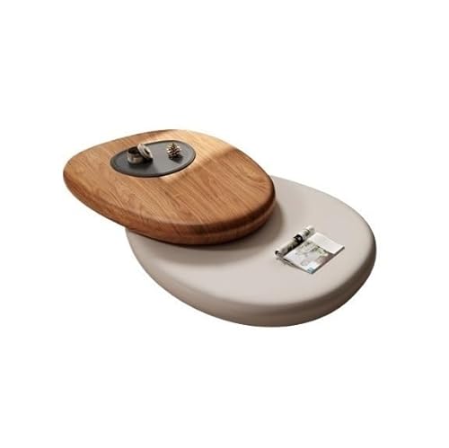 ZZlei2yu-12 Beistelltisch Kleiner moderner minimalistischer Couchtisch for Wohnzimmer, drehbar, einzigartige Form, Wohnmöbel Wohnzimmertisch Tisch von ZZlei2yu-12