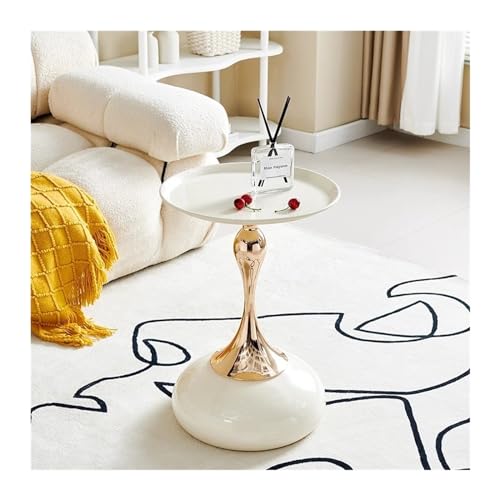 ZZlei2yu-12 Beistelltisch Mehrere Sofaseiten, Mini-Einfach-Schlafzimmer-Nachttisch, Einfache Kreative Ecke-Mehrere-Nachttisch Wohnzimmertisch Tisch(Weiß) von ZZlei2yu-12