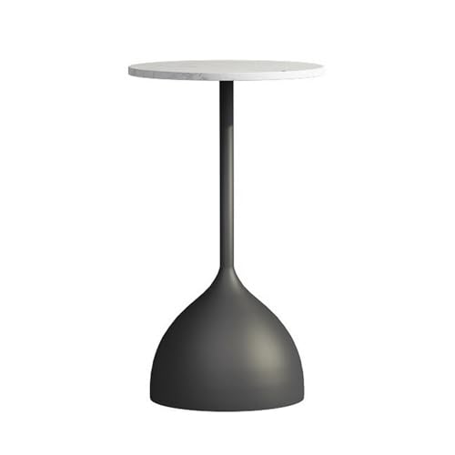 ZZlei2yu-12 Beistelltisch Sofa-Beistelltisch, Kleiner Couchtisch aus Metall, geeignet for Wohnzimmer, Schlafzimmer, Milchtee-Laden, Café, Kleiner runder Tisch Wohnzimmertisch Tisch(Schwarz) von ZZlei2yu-12