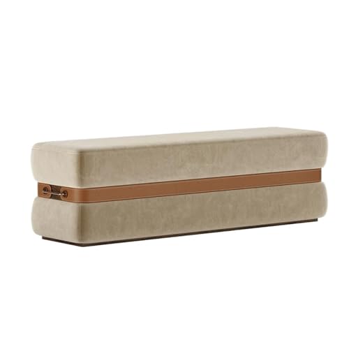 ZZlei2yu-12 Bettbank Gepolsterte Bett-Endbank, Klassische Schuhbank, Sofabank, Schlafzimmer-Bett-Endhocker Sitzbank(120 * 40 * 45cm) von ZZlei2yu-12
